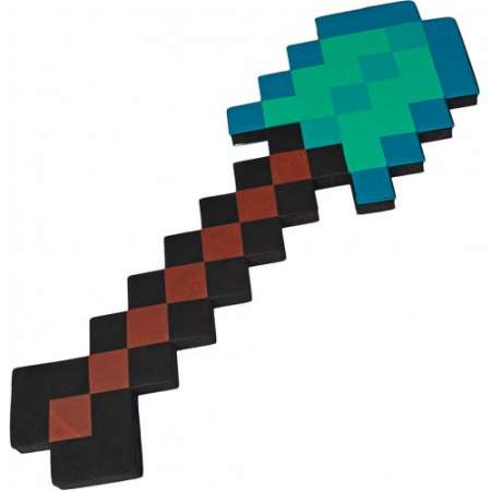 Пиксельная лопата из Майнкрафт