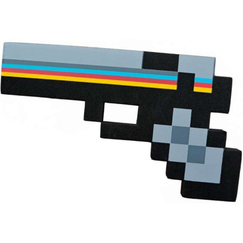 Пиксельный алмазный пистолет Майнкрафт