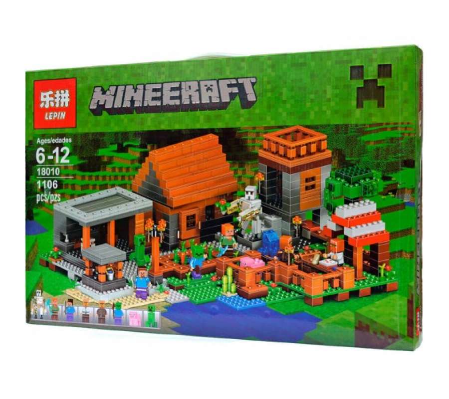 Конструктор-аналог LEGO Minecraft Деревня купить с доставкой